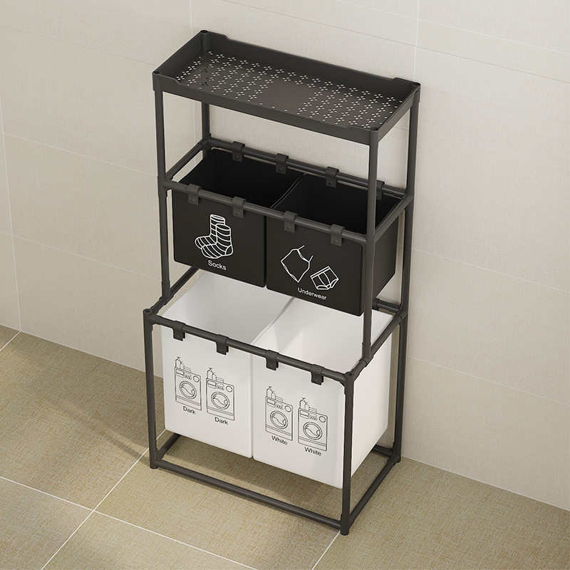 Cross-Border Large-Capacity Dirty Clothes Basket Household Laundry Basket Bathroom Clothes Storage Basket Doll Storage Bucket Dirty Clothes Basket