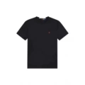 Black + red label