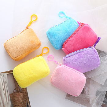 Korean Style Wallet Mini Fashion Square Coin Purse Bag Women's Thin Short Clutch Bag Key Bag Card Bag Coin Bag