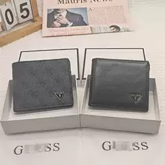 Gs New Wallet Business Coin Purse Multifunctional Zipper Short Portable Card Holder Coin Carry-On
