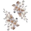 Detachable Pearl Flower Shoe Flower DIY Clothing Matchinging Corsage Chest Clip Accessories Versatile Fashionable Bridal Shoe Clip