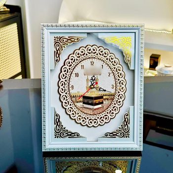 Cross-Border Southeast Asian Style Photo Frame Clock Ornaments Desktop Creative Pendulum Clock Personalized Cultural and Creative Home New Architectural Model