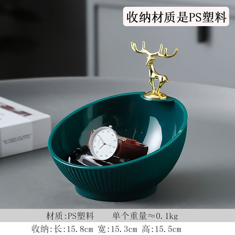 批发轻奢入户玄关放钥匙收纳摆件进门口鞋柜客厅家居装饰品置物架