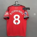 2526 man city home jersey #8 print + armband