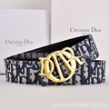 Blue cloth gold buckle o