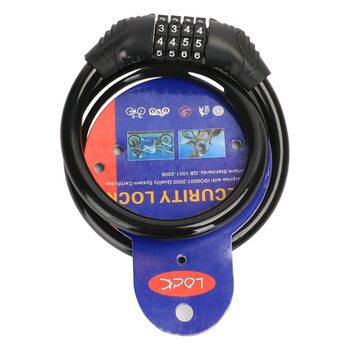 Cycling Bicycle Lock Anti-Theft Password Lock Mountain Bike Portable Lock Battery Car Electric Vehicle Motorcycle Lock Bold