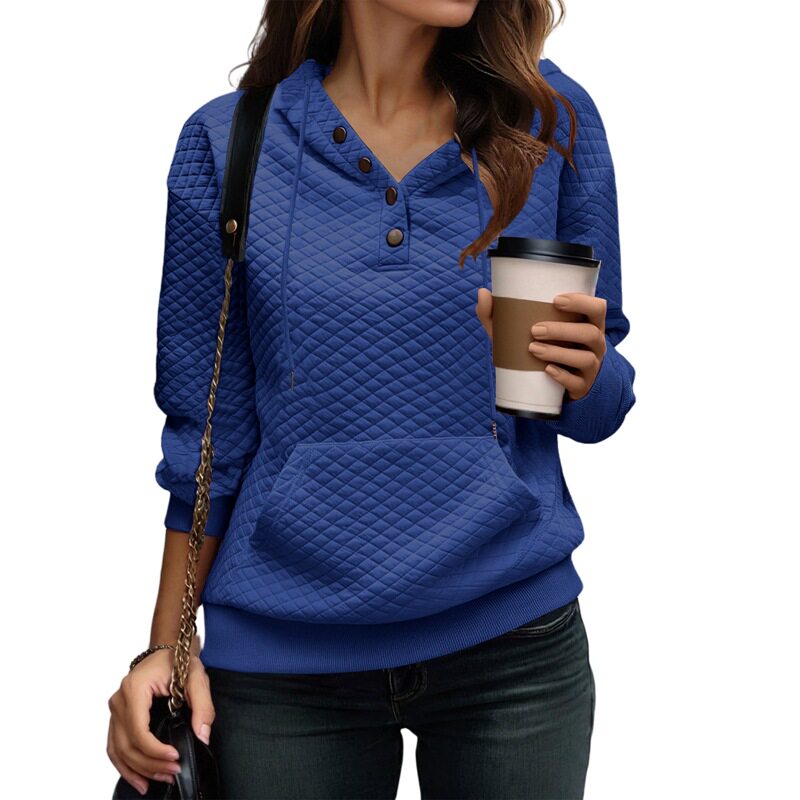 Autumn Long Sleeve Cardigan Solid Color Button Detail Lightweight Casual Wear Versatile Layering Wholesale