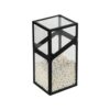 Customized Plastic Edge Glass Dressing Table Transparent Flip-Top Dust-Proof Desktop Organizer Lipstick Eyebrow Pencil Makeup Brush Storage
