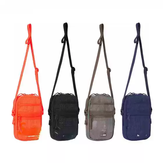 New Shoulder Bag Crossbody Plaid Vertical Shoulder Bag Men's and Women's Sports Leisure Outdoor Running Shoulder Bag