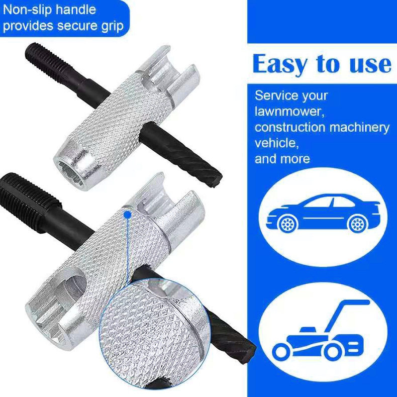 ,4 Way Zerk Grease Fittings Removal Tool Fit双用拆卸工具组套