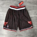 Bulls black and red stripes nike version