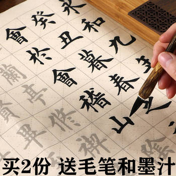 European-Style Medium Regular Script Calligraphy Copybook for Adults, Calligraphy Practice Paper for Beginners
