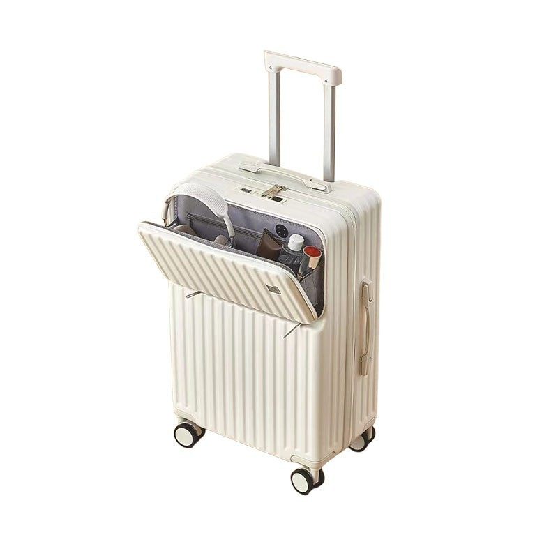 New Multifunctional Suitcase Pc Trolley Case, Sturdy and Durable Password Box with Front Opening Lid, Can Sit on 24inch Suitcases