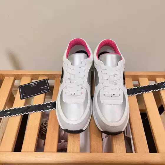 2024 Spring New Hot Style High Version Versatile Women's Genuine Leather Casual Sports Shoes Sneakers Dad Shoes
