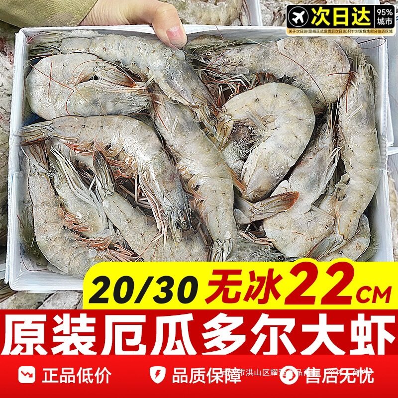 Ecuadorian White Shrimp, Large Shrimp, Fresh, Quick-Frozen, Salt-Frozen, 2030 South American White Shrimp, Prawns, Sea Shrimp, Prawns, Seafood
