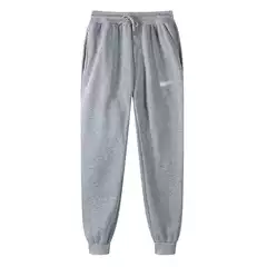 Spring and Autumn New Casual Sports Sweatpants Korean Style Cotton Fleece Thickened Slim Fit Casual Fashion Trendy Men's Long Pants