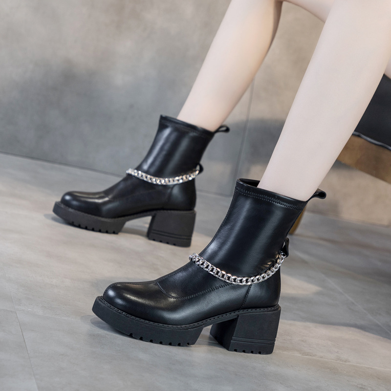 (Mới) Mã K3556 Giá 1810K: Boot Cổ Thấp Nữ Wetdi Hàng Mùa Xuân Thu Đông Đế Cao Giày Dép Nữ Chất Liệu G05 Sản Phẩm Mới, (Miễn Phí Vận Chuyển Toàn Quốc).