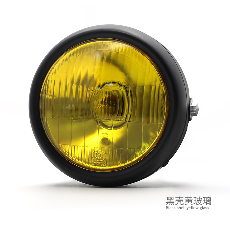 黒い黄色のガラス