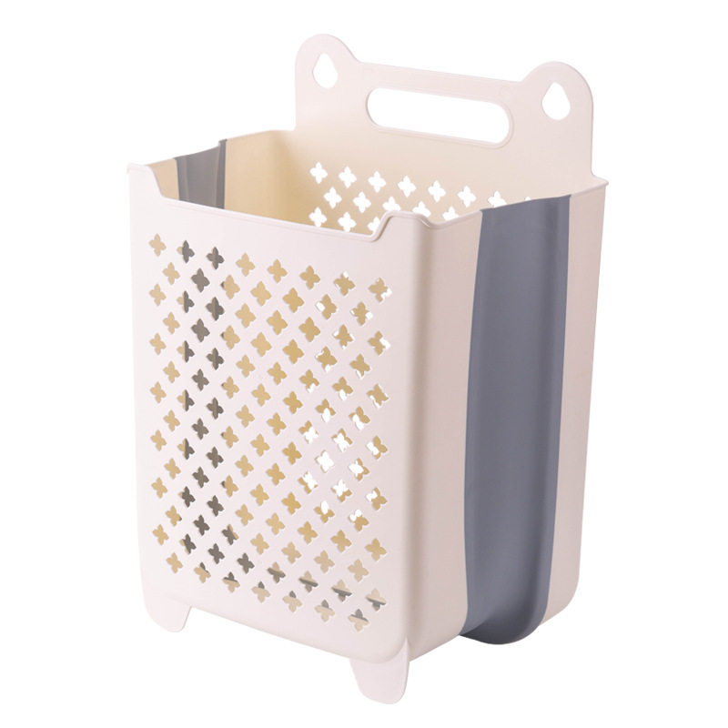 Dirty Clothes Basket Foldableable Wall-Mounted Large Dirty Clothes Storage Basket Toy Clothes Organizing Basket Bathroom Dirty Clothes Basket