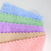 Wholesale scouring pad high density coral fleece square towel absorbent kindergarten face towel household cleaning cloth