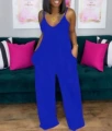 Solid Navy Blue Long Pants