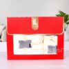 Thickened coral fleece towel bath towel gift box three-piece set wedding engagement gift company business welfare foreign trade