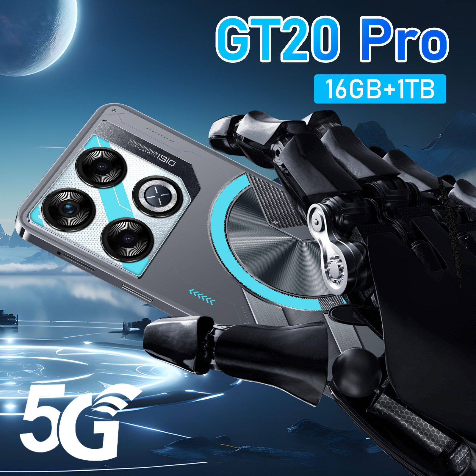 cross-border mobile phone GT20Pro Android 7.3-inch incell sc...