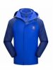 Jihua Fire Fighting Jacket Flame Blue Autumn and Winter Outdoor Jacket Three-in-One Jacket Three-proof Fabric Hooded Jacket