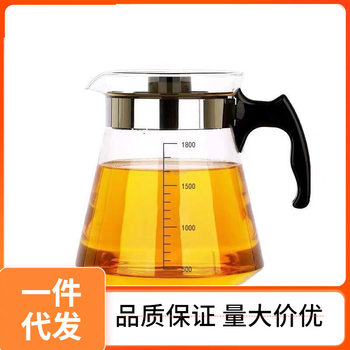 ✅ Wholesale High-Temperature Resistant Glass Teapot, Thickened Large Capacity Household Tea Brewing Pot, Electric Ceramic Stove Glass Kettle for Boiling Water
