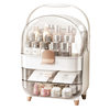 Cross-border cosmetics storage box large-capacity desktop advanced sense with lid dustproof skin care products storage drawer
