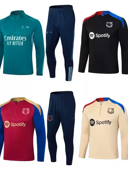 24-25 Paris Marseille Barcelona Arsenal Atletico Madrid Real Madrid Football Training Suit suit Long Sleeve Appearance Football Suit