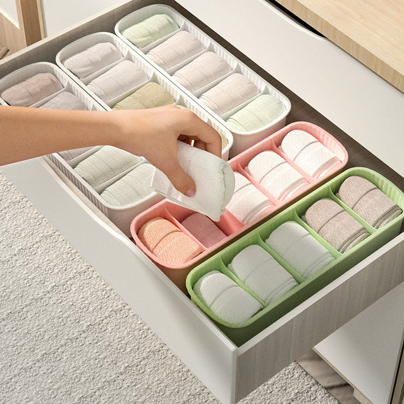 DT Drawer Storage Box Socks Storage Box Underwear Storage and Tinting Box Household Separated Underwear Large Storage Medicine
