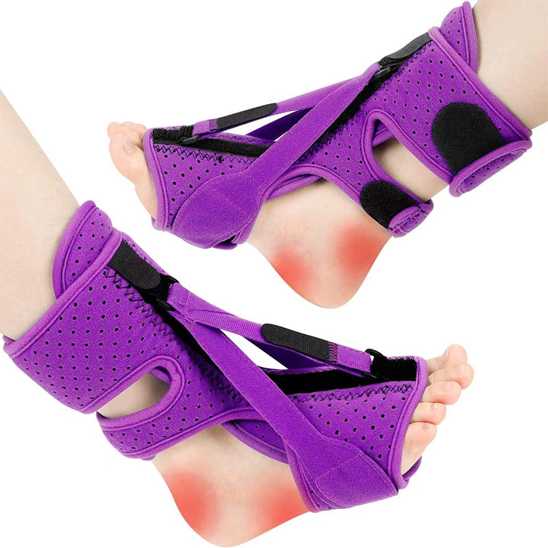 Cross-Border Amazon New Model Three-Pull Foot Brace Plantar Fascia Night Splint Ankle Fixation Brace Orthopedic Corrector