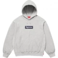 G945 # Classic Embroidered Bogo Hoodie in Heather Gray
