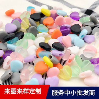 Silicone Color Heart-shaped Mask Anti-slip Adjustable Buckle Heart-shaped Adjustable Buckle Spot PVC Soft Rubber Mask Rope Button