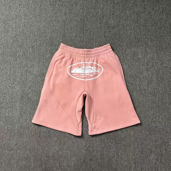 Corteiz Shorts, Ship Print Shorts, Trendy Hip-Hop Skateboard Casual Sweatpants, Trendy Brand