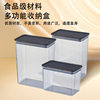 PC sealed jar plastic transparent square kitchen commercial grain coffee powder sealed storage jar fruit powder box