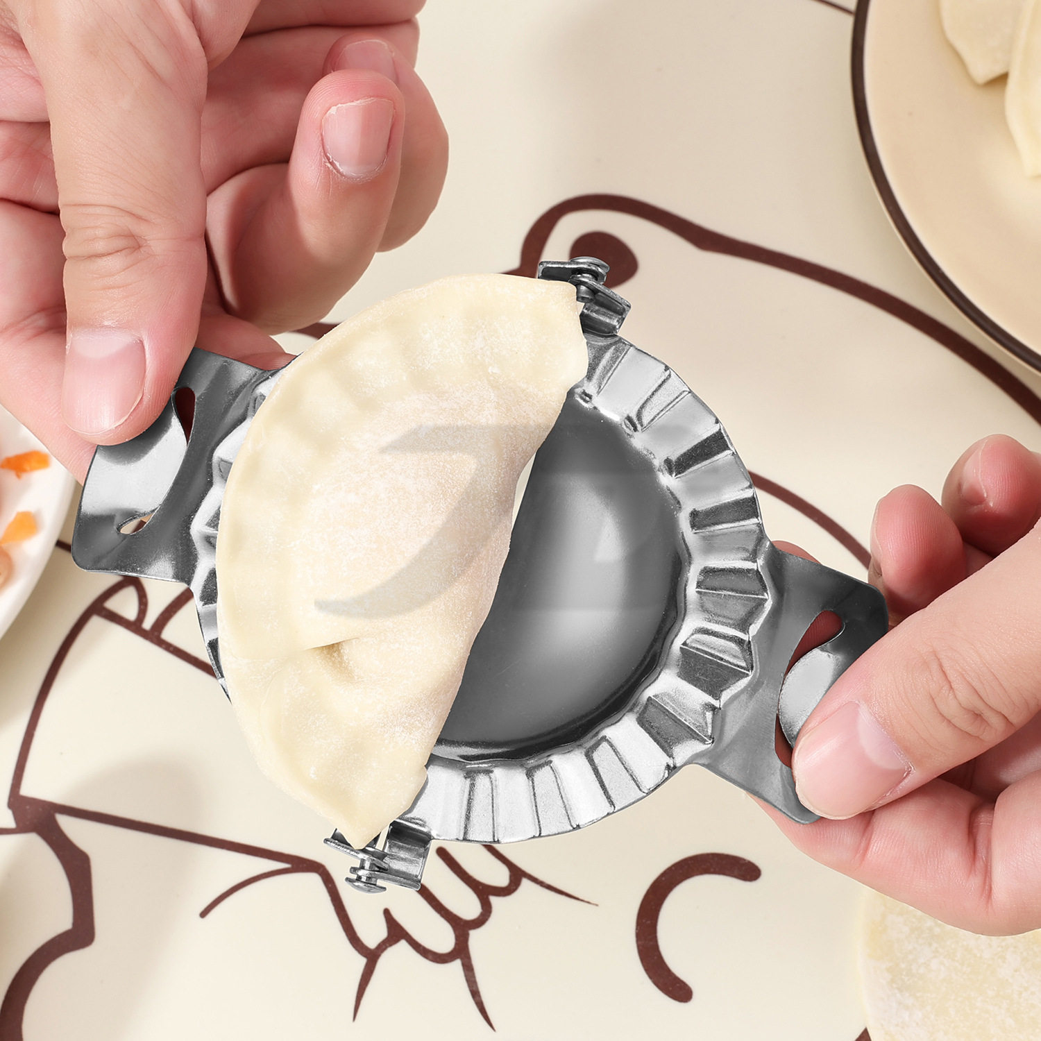 Ready-Made Dumpling Making Machine Stainless Steel Dumpling Mold Pinch Dumpling Dumpling Clip Dumpling Mold Manufacturer Ready-Made Dumpling Skin Mold