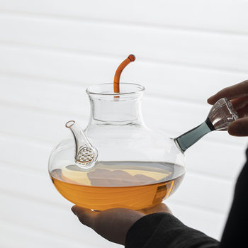 High Borosilicate Heat Resistant Glass Side Pot Boiling Teapot Soaking Teapot Electric Ceramic Furnace Fire Universal Filter Teapot