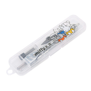 M&G Stationery Miffy Metal Compass for Students, 24-Piece Set Fcs90803/90829 with Scale, Steel