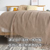 Lazy American Hollow Knitted Leisure Blanket Homestay Sofa Blanket Bed End Blanket Towel Decorative Blanket Tassel Blanket Wool Blanket