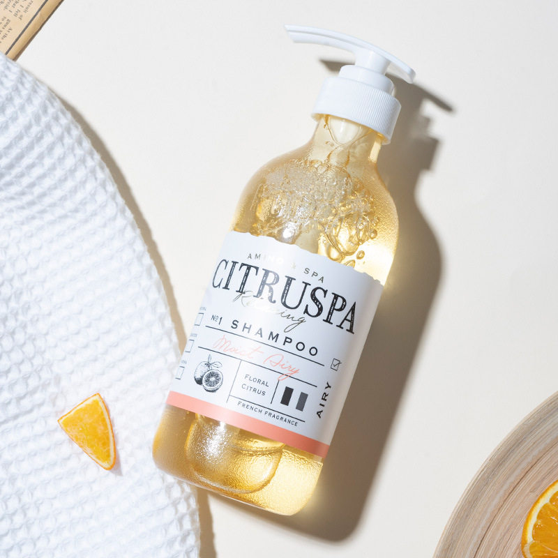 Japanese sixuan BA non-silicone oil amino acid shampoo hair conditioner grapefruit/orange flavor oil control fluffy soft 470ml