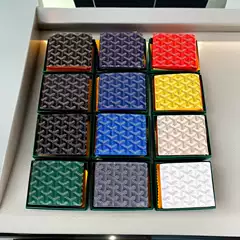 2023 New Style Elegant goyard Men's and Women's Wallet Multi Card Wallet European and American Hot Selling Fashion Bag