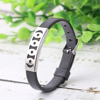 Wholesale cross-border foreign trade jewelry fashion woven glue men's bracelet retro trend bracelet woven titanium steel bracelet