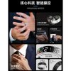 Ring with Touch Screen, Ip68, Blood Sugar, Blood Pressure, Heart Rate, Blood Oxygen, Sleep Monitoring, Step Counting, Tiktok Gesture Control, Wearable Smart Device