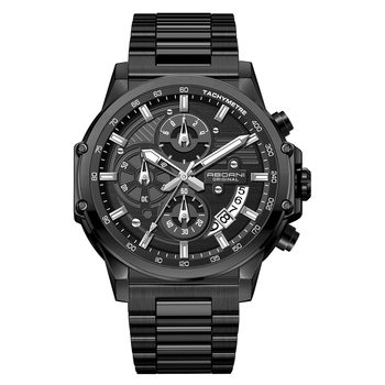 Men's Large Dial Watch Advanced Sense Waterproof Luminous Wristwatch Business Multifunctional Boyfriend Chronograph Quartz Watch