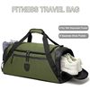 Cross-Border New Wet and Dry Separation Fitness Bag for Men, Multifunctional Large-Capacity Sports Travel Bag, Men's Portable Luggage Bag