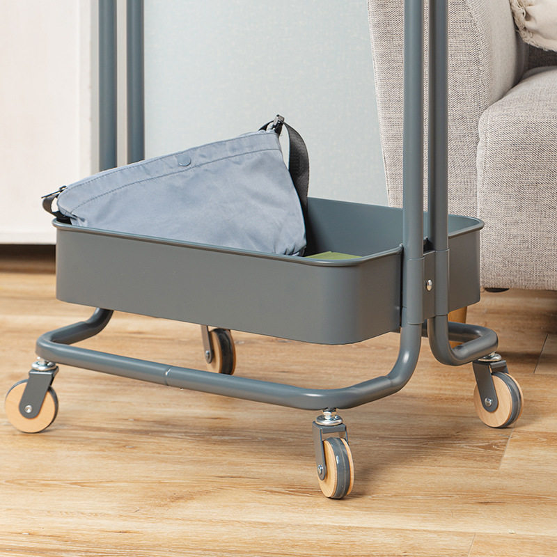 Household Small Children's Coat Rack Living Room Bedroom Floor-Standing Baby Hanger Children's Clothes Storage Rack