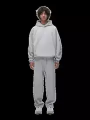 6Pm Cross-Border Foreign Trade Aliexpress Amazon Sweatshirt Hoodie Set Sweatpants Long-Sleeved Pants Embroidered Fleece-Lined