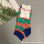 Весенне-летние женские носки-лодочки happysocks с глубоким вырезом и неглубокой горловиной, многоцветные трендовые короткие носки-лодочки из натуральной кожи оптом mini 19